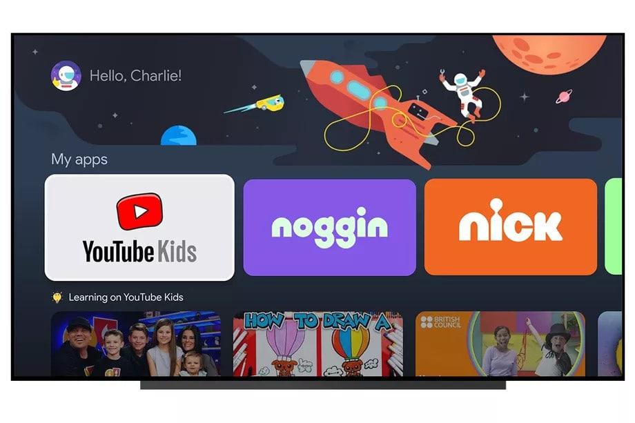 google tv profile dla dzieci